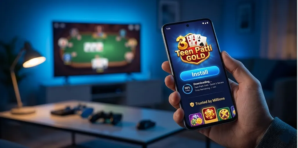 Teen Patti Gold APK installation tutorial on Android device
