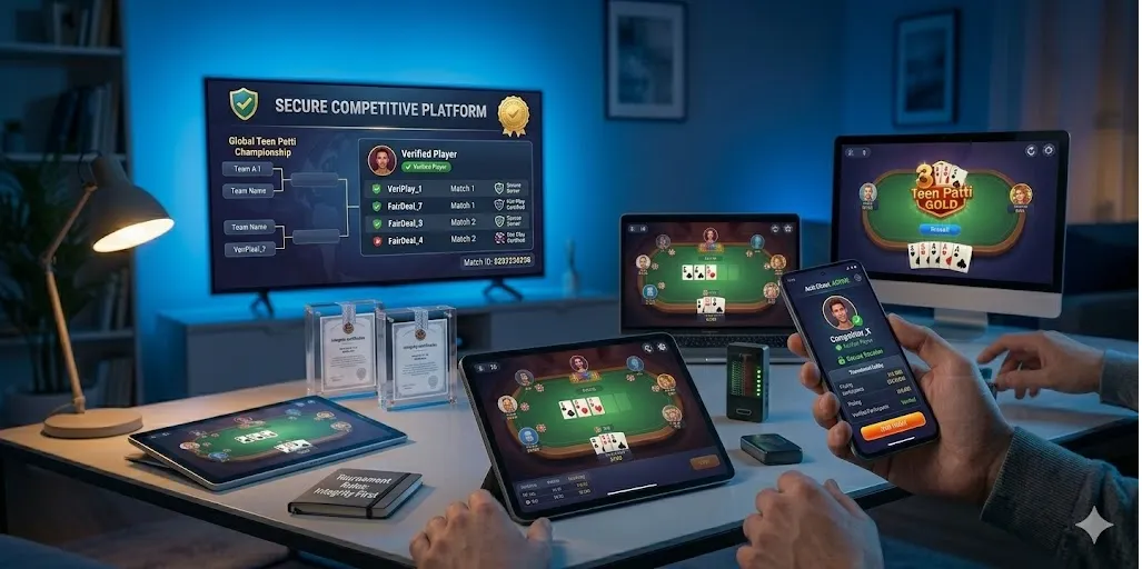 Teen Patti Gold APK security verification and protected gaming dashboard