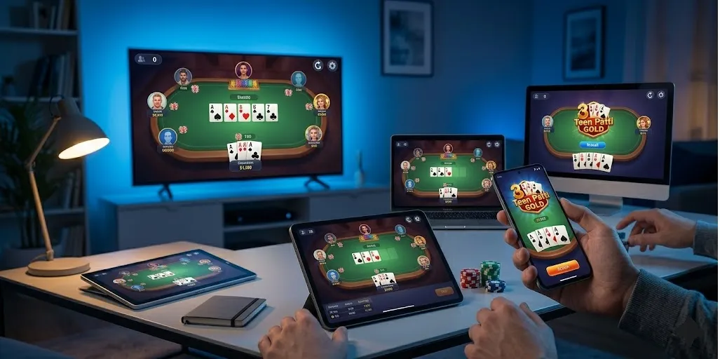 Teen Patti Gold APK gameplay on Android smartphone and tablet devices